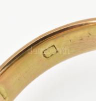 Arany (Au) 14 K gyűrű türkizzel, jelzett, méret: 52, bruttó: 3,32 g