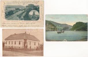 20 db RÉGI történelmi magyar város és motívum képeslap vegyes minőségben, köztük 4 képeslap az erdél...