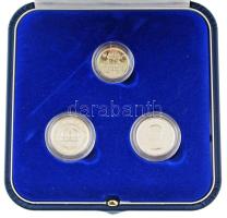 1917. 10f Ag utánveret (2,40g/0.999) + 1918. 50f Ag utánveret (3,45g/0.999) + 1917. 1K Ag utánveret ...