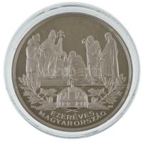 Kósa István (1953-) 2000. "Szent István államalapító 969-1038 / Ezeréves Magyarország" Ag ...