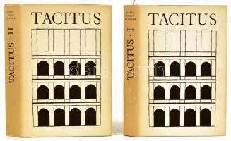 [Publius Cornelius Tacitus (cca. 56 - cca. 120)] Tacitus: Tacitus összes művei. I-II. köt. Ford.: Borzsák István. Borzsák István utószavával. Zsolt Angéla jegyzeteivel. Bp., 1970, Magyar Helikon. Kiadói nyl-kötés, kiadói papír védőborítóban, jó állapotban. Számozott (146./500) példány.