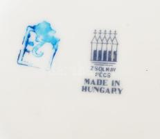 Zsolnay ibolyamintás bonbonier. Jelzéssel, hibátlan, d: 12,5 cm