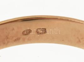 Arany (Au) 14K gyűrű, jelzett, méret: 60, nettó: 4,79 g