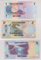 Sierra Leone 2022. 1L + 2L + 5L T:UNC
Sierra Leone 2022. 1 Leone + 2 Leones + 5 Leones C:UNC