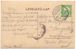 1909 Buziás-fürdő, Baile Buzias; Mihály forrás,Szt. Antal kút és tó, gyógyterem. Montázs cirkuszi ar...