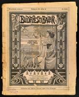 1915 Budapesti Bazár LV. évf. 20. füzet, 1915. júl. 18., szerk.: Radnay Erna, fekete-fehér képekkel, szabásminta-melléklettel, sérült állapotban