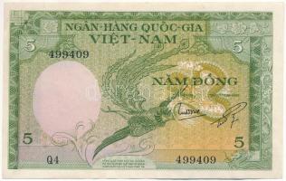 Vietnam / Dél-Vietnám 1955. 5D T:VF,F ragasztónyom  South Vietnam 1955. 5 Dong C:VF,F gluemark  Krause P#2