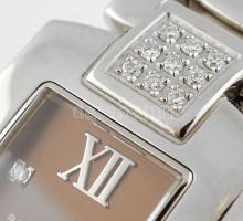 Raymond Weil karóra 18 db 0,02 ct gyémántokkal, szép állapotban, eredeti dobozában, igazolással