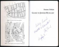 Orbán, Ferenc: Guide to Jewish Hungary. DEDIKÁLT! Bp., 2004, Makkabi. Kiadói papírkötés, jó állapotb...