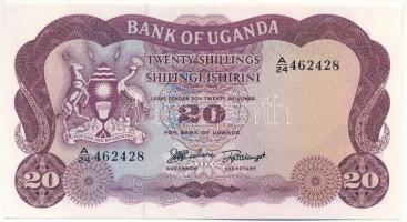 Uganda 1966. 20Sh T:UNC Uganda 1966. 20 Shilling C:UNC Krause 5.a