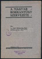 Dr. Gróf Klebelsberg Kunó: A magyar rokkantügy szervezete. Bp., 1916. A szerző első megjelent műve. Kiadói papírkötés, jó állapotban.