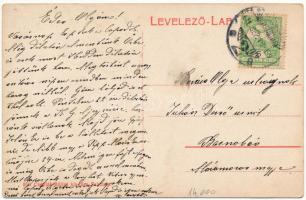 1911 Szatmárnémeti, Satu Mare; Tisztviselő telep, Bernáth Zoltán fűszerkereskedő üzlete. Cseplák Bál...