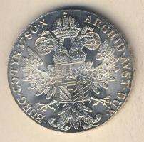Ausztria 1780. SF Thaler Ag "Mária Terézia" újveret T:1/2