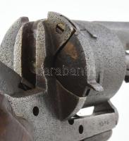 cca 1860 Lefaucheux-rendszerű, hátultöltős, hatlövetű forgótáras pisztoly / revolver. Jelzett, gyárt...