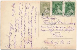 1929 Vulkán, Zsivadejvulkán, Vulcan; Varf de piatra de var 1266 mtr. Foto Bach 1929. No. 27. photo +...