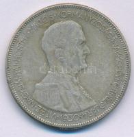 1930. 5P Ag "Horthy jobbra" T:F patina, kis ph. Adamo P8