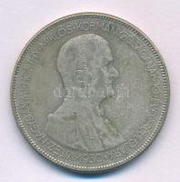 1930. 5P Ag "Horthy jobbra" T:F patina, kis ph. Adamo P8