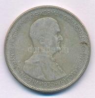 1930. 5P Ag "Horthy jobbra" T:F patina, kis ph. Adamo P8
