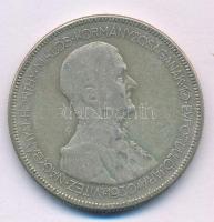 1930. 5P Ag "Horthy jobbra" T:F patina Adamo P8