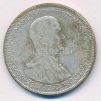 1930. 5P Ag &quot;Horthy jobbra&quot; T:F patina Adamo P8