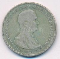 1930. 5P Ag &quot;Horthy jobbra&quot; T:F patina Adamo P8