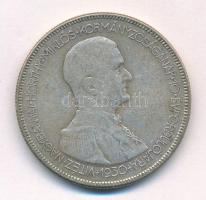 1930. 5P Ag "Horthy jobbra" T:F patina Adamo P8