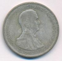 1930. 5P Ag "Horthy jobbra" T:F patina Adamo P8
