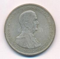 1930. 5P Ag Horthy jobbra T:F patina Adamo P8