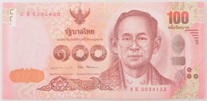 Thaiföld 2017. 100B "IX. Ráma emlékbankjegy" T:UNC 
Thailand 2017. 100 Baht "Rama IX...