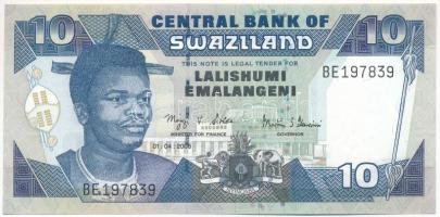 Szváziföld 2006. 10E T:UNC  Swaziland 2006. 10 Emalangeni C:UNC