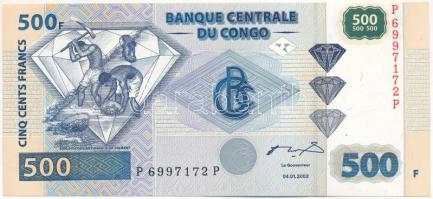 Kongó 2002. 500Fr T:UNC Congo 2002. 500 Francs C:UNC Krause 96.