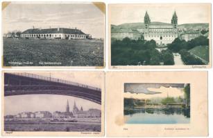 7 db RÉGI történelmi magyar város képeslap vegyes minőségben / 7 pre-1945 historical Hungarian town-...