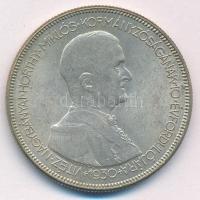 1930. 5P Ag "Horthy jobbra" hajas T:AU patina Adamo P8