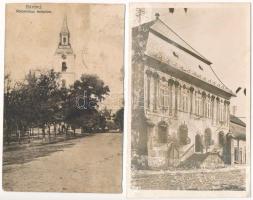 9 db RÉGI történelmi magyar város képeslap vegyes minőségben / 9 pre-1945 historical Hungarian town-view postcards in mixed quality