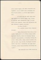 cca 1940 Petőfi emlékére írt vers gépirata