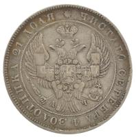 Orosz Birodalom 1843. 1R Ag "I. Miklós" Szentpétervár (20,79g) T:VF patina, ph. Russian Em...