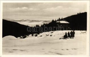 Hargitafürdő, Harghita-Bai; kilátás a Kárpátokra télen / winter