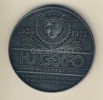 1975. "Hungexpo Budapest-Sikeres részvételért, a Vásárigazgatóság" nagyalakú ffém emlékérem T:2