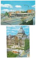 34 db MODERN román város képeslap / 34 modern Romanian town-view postcards