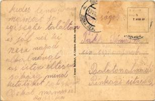 Alsólendva, Dolnja Lendava; utcakép Ivan Toplak üzletével, motorkerékpár. Ernest Balkányi kiadása / ...