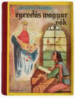 Arányi Mária: Legendás magyar nők. Leányok számára. Szemes István rajzaival. Bp.,én.,Nova. A borító Pályi Jenő rajza. Kiadói illusztrált félvászon-kötésben, kissé kopott, kissé foltos borítóval, kissé laza fűzéssel.