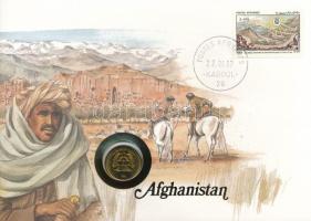 Afganisztán 1980. 50p felbélyegzett borítékban, bélyegzéssel, német nyelvű tájékoztatóval T:UNC Afghanistan 1980. 50 Pul in envelope with stamp and cancellation and a prospectus in german C:UNC