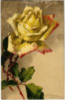 1923 Rózsa / rose. G.O.M. 1600. litho s: C. Klein (fl)