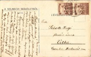 1923 Selmecbánya, Schemnitz, Banská Stiavnica; A selmeci diákéletből XVIII. Fiúk! Ha majd remeg keze...