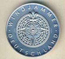 Németország DN "Seute Deern vitorlás 1919" Ag emlékérem 20g T:BU