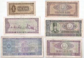 Románia 1966. 1L + 5L + 10L (2x) + 25L + 100L T:F
Romania 1966. 1 Leu + 5 Lei + 10 Lei (2x) + 25 Le...