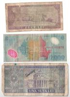 Románia 1966-2000. 10L-10.000L (10db, 9xklf) T:F-G közte penészfoltos
Romania 1966-2000. 10 Lei - 1...