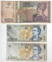 Románia 1991-2000. 200L-50.000L (10db, 9xklf) T:F,VG
Romania 1991-2000. 200 Lei - 50.000 Lei (10pcs...