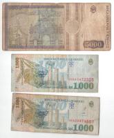 Románia 1991-2000. 200L-50.000L (10db, 9xklf) T:F,VG
Romania 1991-2000. 200 Lei - 50.000 Lei (10pcs...