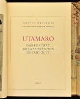 Lubor Hajek: Utamaro. Das Porträt im Japanischen Holzschnitt. Werner Forman fotóival. Prága, 1958, A...